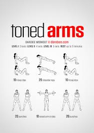 toned arms workout