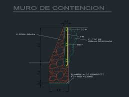 Retaining Wall In Autocad Cad