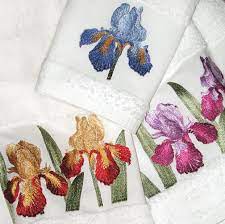Check out our embroidered towel selection for the very best in unique or custom, handmade pieces from our bath towels shops. Anali Embroidered Bath Towels 25 Off Sale Gracious Style Blog
