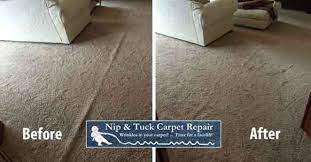 what causes carpet to buckle nip tuck