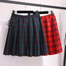 This collection is overflowing with the adorable, edgy, and flirty skirts you actually want to wear. 150kg Plus Size Women S Spring Autumn Plaid Pleated Skirt 5xl 6xl 7xl 8xl 9xl Loose Elastic Waist A Line Skirt Green Red Skirts Aliexpress