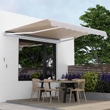 Manual Retractable Awning Cover Patio