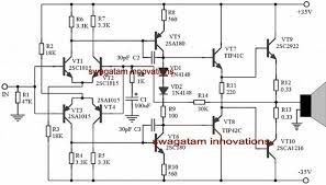 simple 150 watt lifier circuit using
