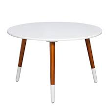 A coffee table is the focal point of any living room. Amazon Com Target Marketing Systems Livia Collection Ultra Modern Round Coffee Tab Round Coffee Table Modern Coffee Table White Mid Century Style Coffee Table