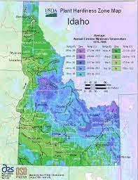 Usda Map Of Idaho Hardiness Planting Zones