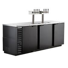 four tap kegerator beer dispenser