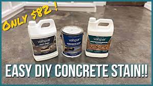 easy diy concrete stain valspar