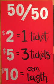 50 50 Raffle Sign For Stag And Doe Stag Doe Games Stag