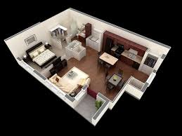 Apartment Layout 1 Bedroom House Plans
