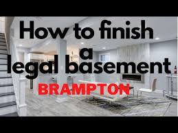 cost to legalize a basement in brampton