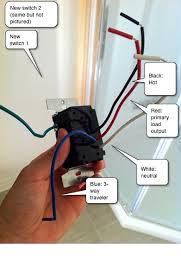 Solder together the red and the white wires and tape them off, then solder together the green and the bare wires. 3 Way Switch Wiring Question Diy Home Improvement Forum