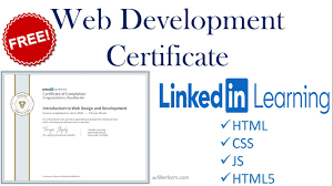 The course will first guide you through the essential tools for web page development including html, cascading style sheets (css), and adobe dreamweaver. Web Development Free Courses Online With Certificates Web Development Courses Webdevelopment Youtube
