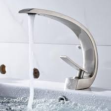 wanmai single handle single hole bathroom faucet modern br bathroom sink basin taps in brushed nickel