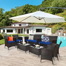 Outdoor Rattan Sofa Set