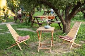 Wooden Outdoor Furniture Set For Picnic