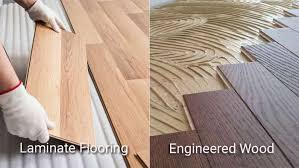 engineered wood vs laminate flooring