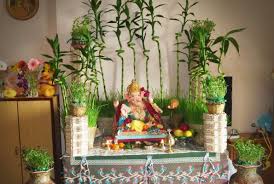 Here is another idea that is decoration for ganesh chaturthi at home with flowers. Ganesh Chaturthi Decoration Ideas For Home