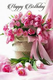 Flowers are the best gift for birthdays. Happy Birthday Wishes Birthday Flowers Flower Delivery Beautiful Pink Flowers