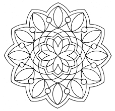 Résultat de recherche d'images pour "coloriage à imprimer mandala"