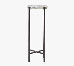 Round Marble Accent Table