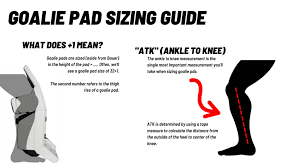 goalie pad sizing guide what size
