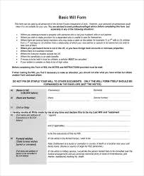 Last will and testaments outline asset distribution, child guardianship, and more. Free 10 Sample Will Forms In Pdf Ms Word