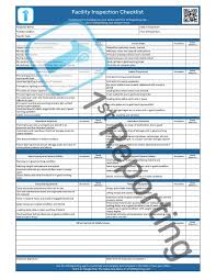 facility inspection checklist a free