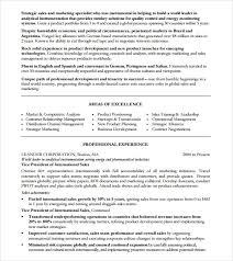 Resume examples see perfect resume resume job description for the work experience: Free 6 Marketing Resume Templates In Ms Word Pdf