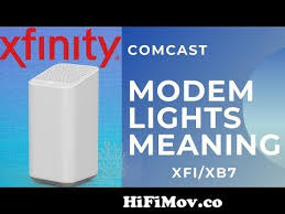 xfinity modem lights meaning xfi