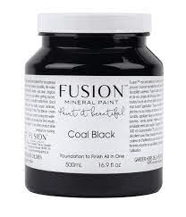 Coal Black Fusion Mineral Paint 500ml