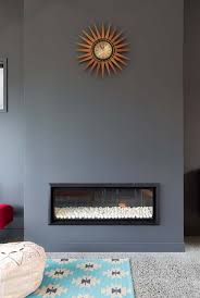 Modern Retro Home With Gas Fireplace