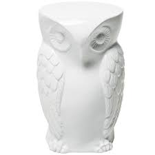 Owl Ceramic Stool Free Worldwide