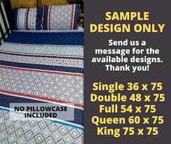 bed sheet all sizes garterized poly