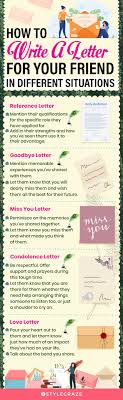 how to write a letter to a friend
