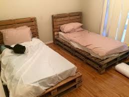 Pallet Furniture Bedroom Diy Pallet Bed