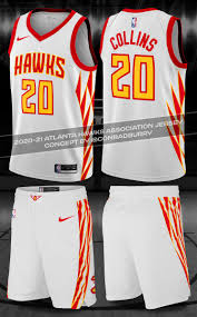 The hawks unveiled three new uniforms tuesday featuring the franchise's classic red and yellow colors that combine their history with a modern look. Conrad Burry On Twitter After Hearing The Hawks Owner Talk About New Uniforms For 2020 21 I Had To Put Together Some Ideas I Like The Template Of The 2018 19 City Uni