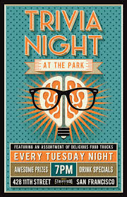 Trivia Night Trivia Event Poster Design Pub Quizzes