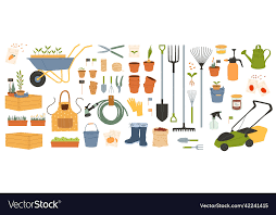 Farmer And Gardening Tools Agriculture
