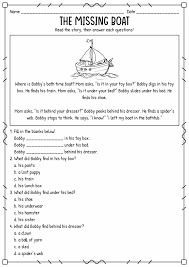 17 second grade short story worksheet
