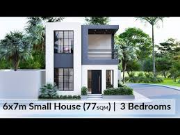 6x7 Meters Small House Design Idea