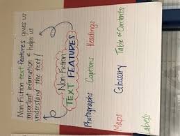 Text Features Anchor Chart Posters Worksheets Tpt
