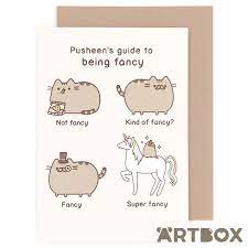 If you want to fill colors in pusheen guide fancy kind of fancy super pictures & you can make it more beautiful by filling your imaginative colors. Buy Pusheen The Cat Guide To Being Fancy Greeting Card At Artbox