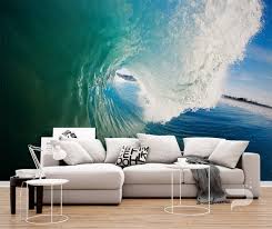 Perfect Wave Wall Mural Beach Wall