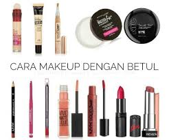 cara makeup dengan betul ini cara