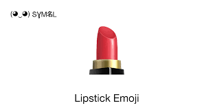 lip gloss emoji emoji meaning