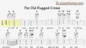 guitar hymns the old rugged cross