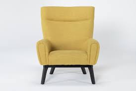 Our fabulous canary yellow club chair is the perfect chair for brightening up any room. Lounge Yellow Accent Chair Living Spaces