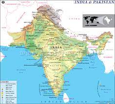 Blank map of india showing different borders, as of today. Map Of India And Pakistan Pakistan Map India Map India And Pakistan