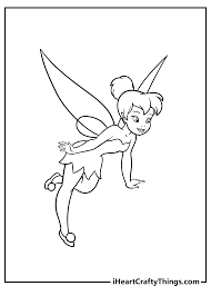 tinkerbell coloring pages 100 free