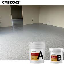 clear top coat epoxy seal garage floor
